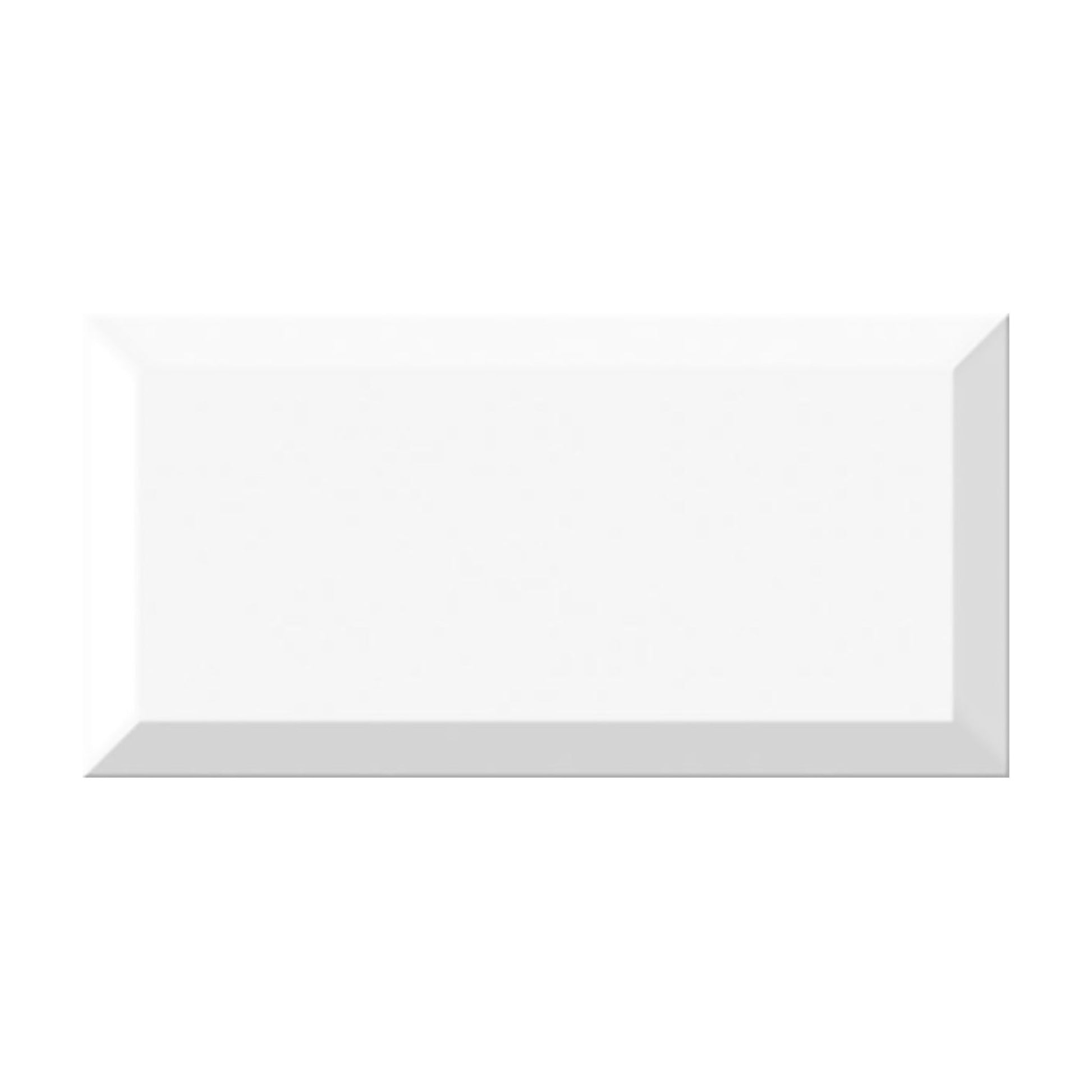 metro white bevelled subway tiles