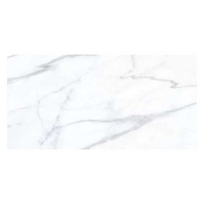 nora white polished ceramic tile