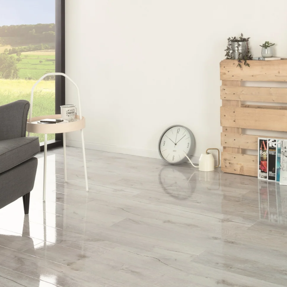 Oak Stone Kaindl Gloss 8mm Laminate