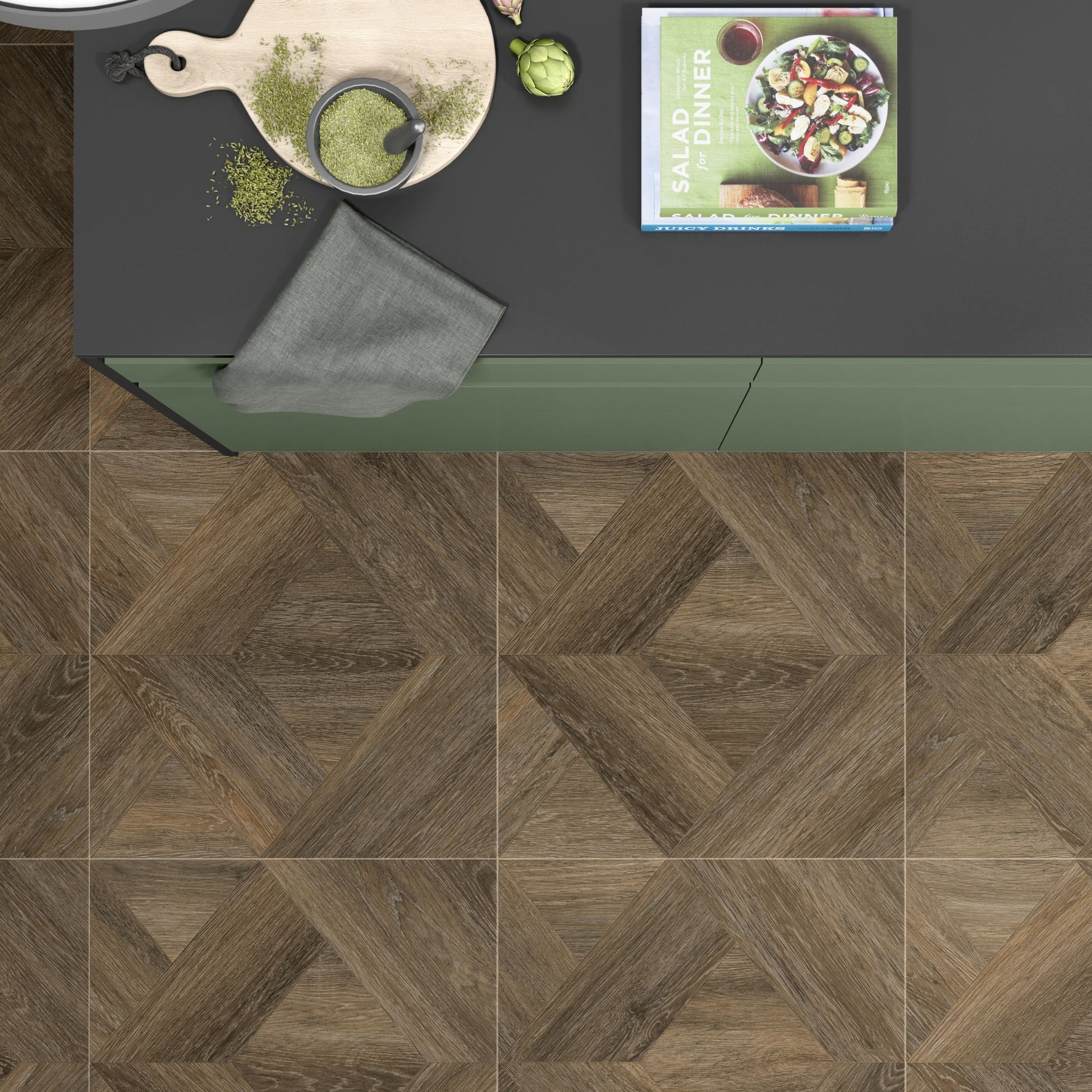 pamesa viggo nogal parfait wood effect porcelain tile lifestyle