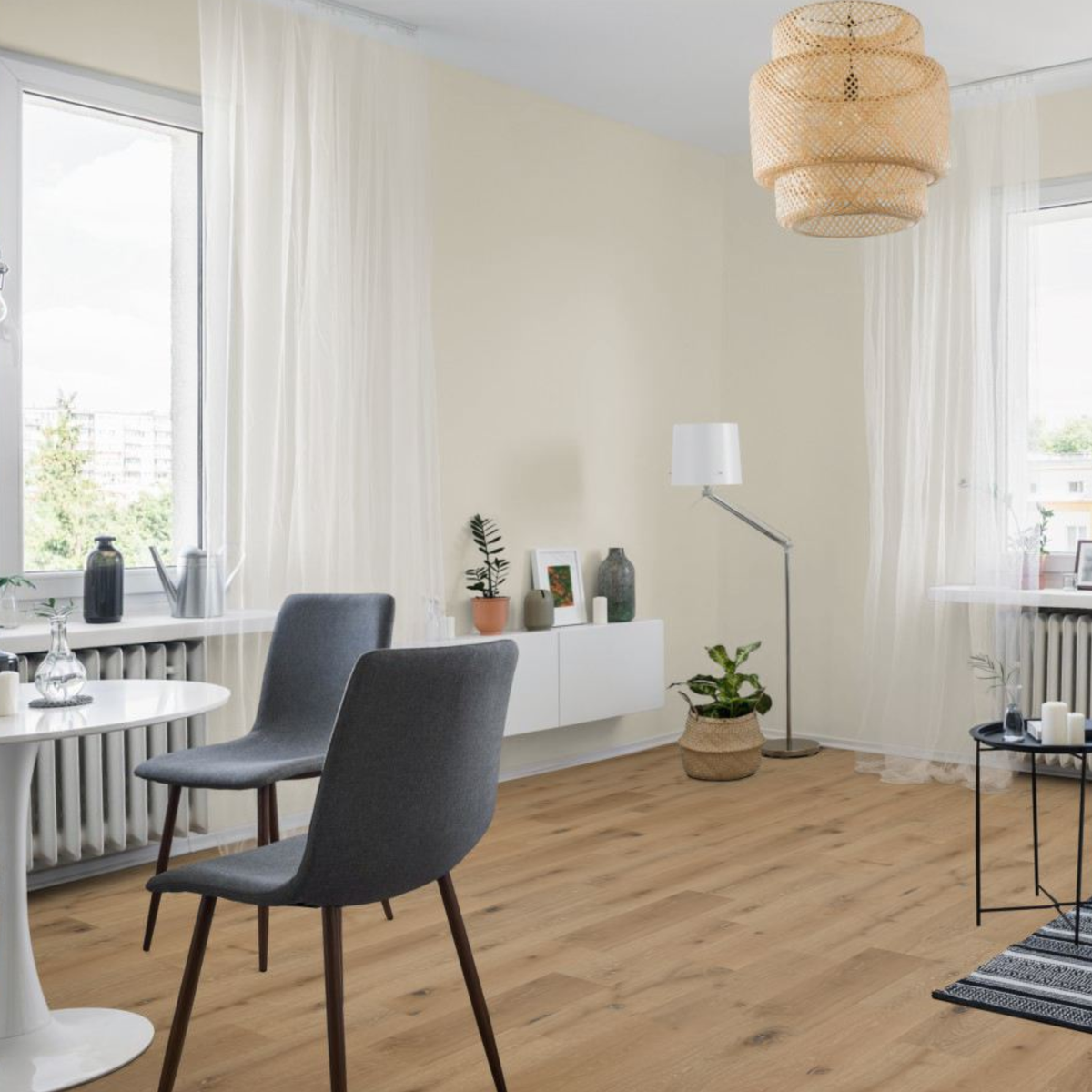 Santorini White Oak 220 Lignum Strata Castro 15mm Engineered