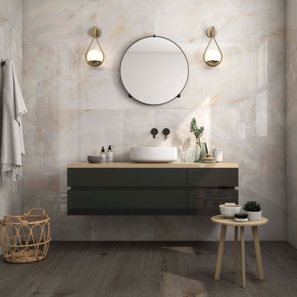 Sardonix Cream Polished 1200x600 Tiles Lifestyle Image