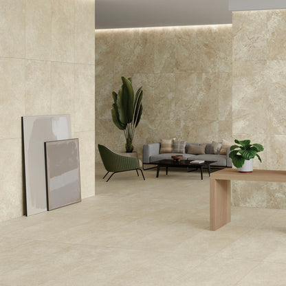 poetry cream large format porcelain tile by STN
