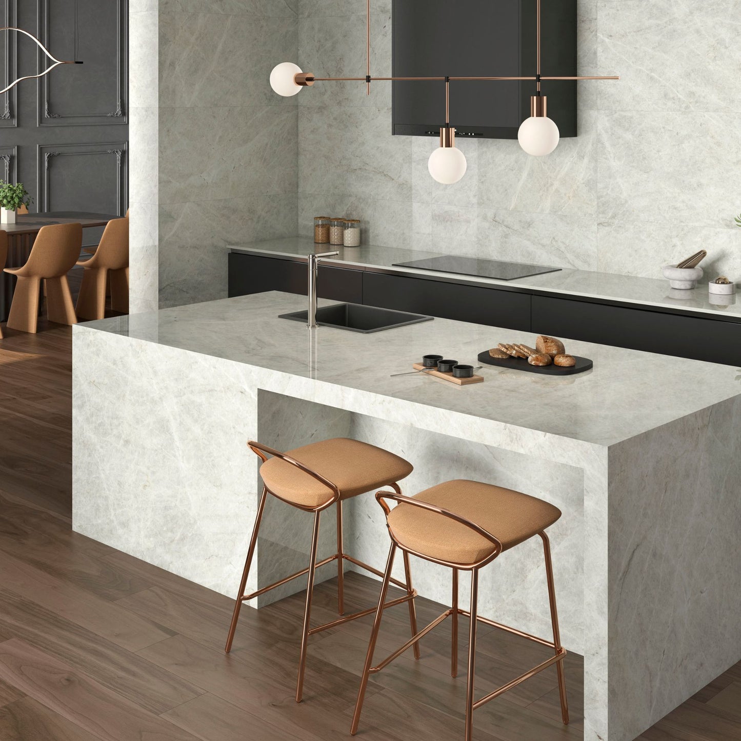 Taj Mahal White Polished 1200x600 Tiles Lifestyle Image