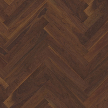 Walnut Herringbone 120 Lignum Strata Castro 15mm Engineered