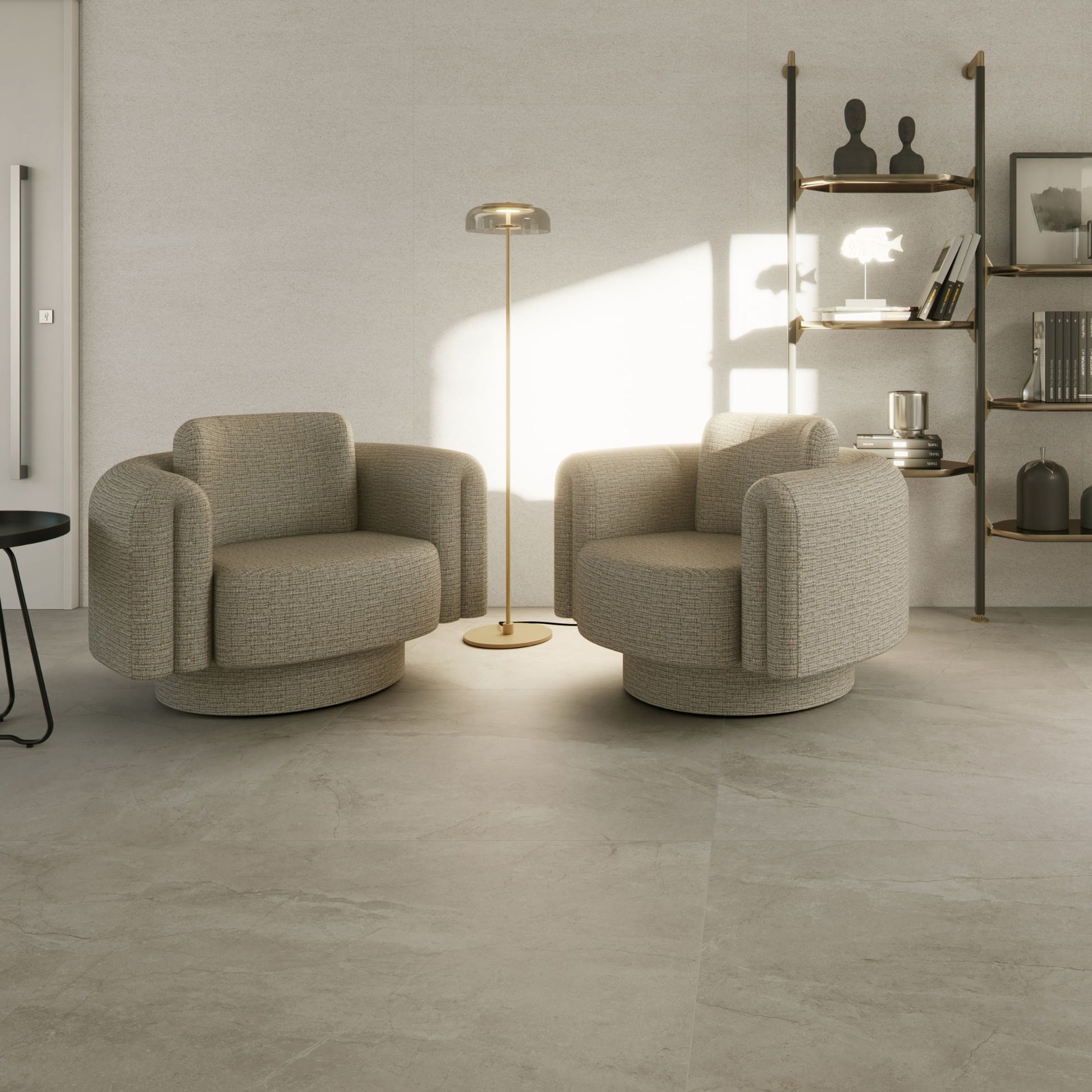 Wells Cream Matt 1200x600 Tiles Lifestyle Image