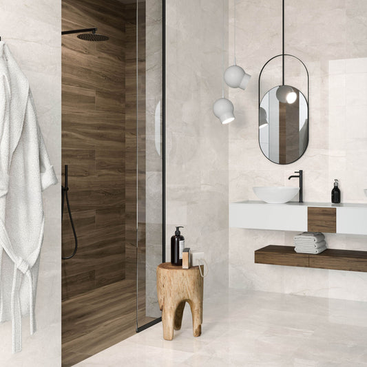 Wells Ivory Matt 1200x600 Tiles Lifestyle Image