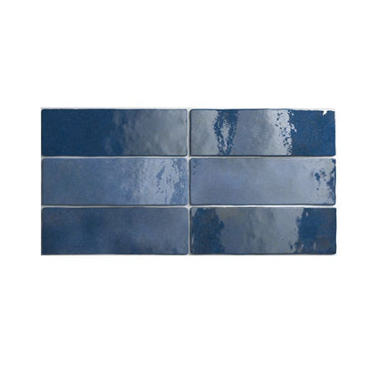 Equipe Artisan Colonial Blue 6.5x20 Polished Tiles