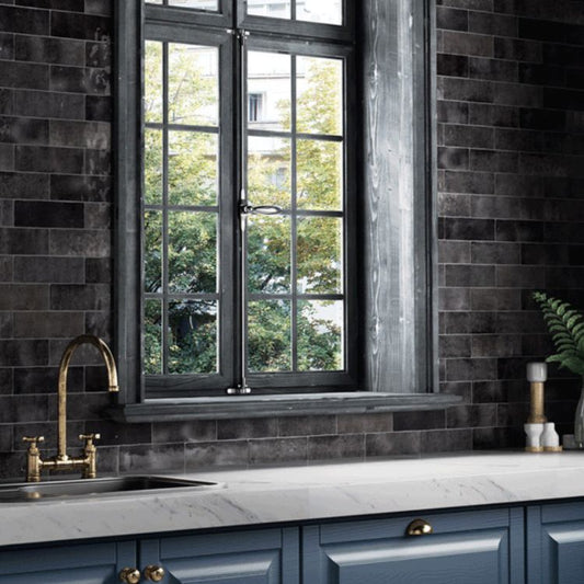 Equipe Artisan Graphite 6.5x20 Polished Tiles
